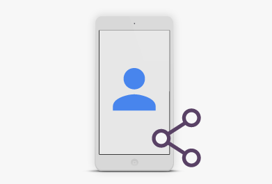 Share Android Contacts from your mobile device Share Android Contacts from your mobile device