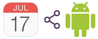Share iOS Calendar with Android Share iOS Calendar with Android