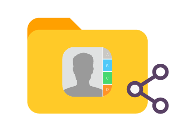 Share selected iOS Contacts Share selected iOS Contacts