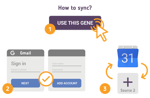 Wie synchronisiere ich Ihr Gmail-Kalender mit SyncGene? Wie synchronisiere ich Ihr Gmail-Kalender mit SyncGene?