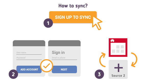 Wie synchronisiere ich Ihr Huawei-Kalender mit SyncGene? Wie synchronisiere ich Ihr Huawei-Kalender mit SyncGene?